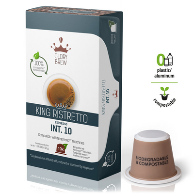 Glorybrew Nespresso Compostable Pods - King Ristretto 10ct